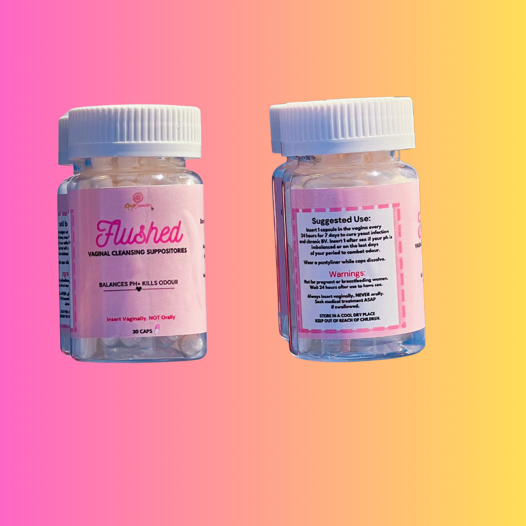 FLUSHED Vaginal Cleansing Suppositories